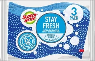 Scotch-Brite Scrub Dots Non-Scratch Scrub Sponge, 3 Count