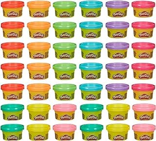 Play-Doh Handout 42-Pack of 1-Ounce Non-Toxic Modeling Compound for Kid Party Favors, Trick or Treat, Classroom Prizes, School Supplies, Assorted Colors, Ages 2 and Up
