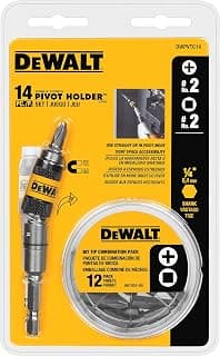 DEWALT Pivot Bit Holder Set, 14-Piece (DWPVTC14)