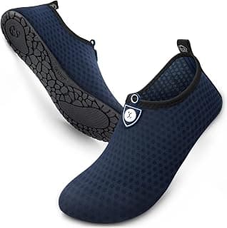 Water Shoes for Women Men Beach Swim Surf Pool Anti Slip Summer Outdoor SWS001 Circular Blue