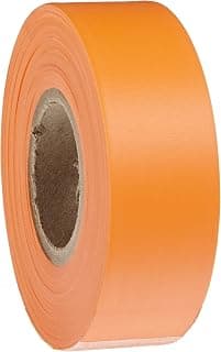 Brady 58352, Flagging Tape, Fluorescent Orange (1 Per Order)