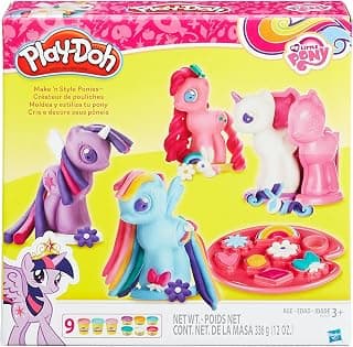 Play-Doh My Little Pony Make 'n Style Ponies (Amazon Exclusive) , Brown