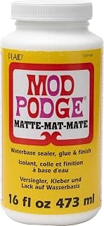 Mod Podge Waterbase Sealer, Glue and Finish (16-Ounce), CS11302 Matte Finish
