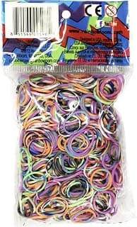 Rainbow Loom Assorted Tie Dye Rubber Bands, Pink/Purple/Red/Green/Orange Small
