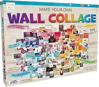 Hapinest DIY Wall Collage Picture Arts and Crafts Kit for Teen Girls Gifts Ages 10 11 12 13 14 Years Old and Up Bedroom Dorm Room Aesthetic Décor