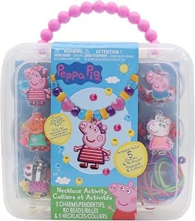 Tara Toys Peppa Pig Necklace Activity Set for Kids Aged 3 Years and Above