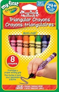 3 x Crayola My First Washable 8-Count Triangular Crayons