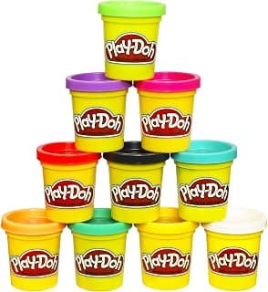 Play-Doh Modeling Compound 10-Pack Case of Colors, Non-Toxic, Assorted, 2 oz. Cans, Ages 2 and up, Multicolor (Amazon Exclusive)