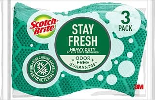 Scotch-Brite Scrub Dots Heavy Duty Scrub Sponge, 3 Count