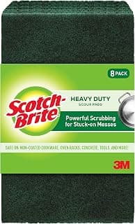 Scotch-Brite 228 Heavy Duty Scour Pad, 8 Count