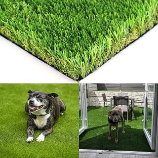 Realistic Artificial Grass Turf - 4FTX10FT (40 Square FT) Indoor Outdoor Garden Lawn Landscape Synthetic Grass Mat