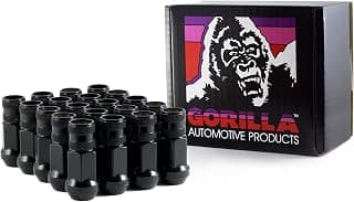 Gorilla Automotive 45028BC-20 Frgd Oe Lug 3/4" 12-1.25 5Lug Blk