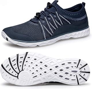 Men Women's Water Shoes-Unisex Lightweight Aqua Shoes Slip on Mesh Water Shoes Quick Drying for Kayaking Swim Surf Beach Pool Outdoor Water Shoes