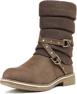 Women's Mid Calf Fashion Winter Snow Boots