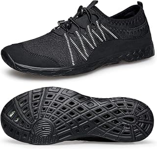 Men Women's Water Shoes-Unisex Lightweight Aqua Shoes Slip on Mesh Water Shoes Quick Drying for Kayaking Swim Surf Beach Pool Outdoor Water Shoes