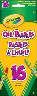 Crayola 16 Ct Oil Pastels, School and Craft Supplies, Gift for Boys and Girls, Kids, Ages 3,4, 5, 6 and Up, Back to School, School Supplies, Arts and Crafts, Gifting