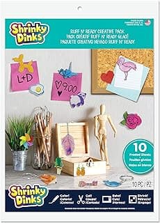 Shrinky Dinks Frosted Ruff n' Ready 10 Sheet Creative Pack