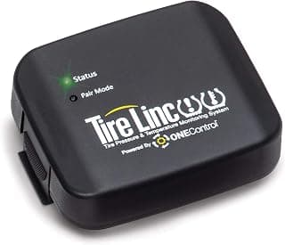 Lippert Components - 2020106863 Tire LINC Tire Pressure and Temperature Monitoring System for RVs (TPMS) with Tire Sensors and Repeater