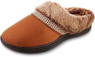 Women's Recycled Microsuede Mallory Hoodback Slipper, with Memory Foam and Indoor/Outdoor Sole