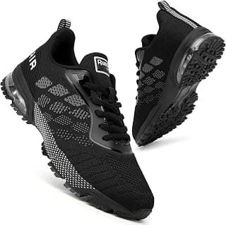 Women's Sneakers Air Running Shoes - Non Slip Tennis Shoes Women Black Breathable Lightweight Walking Shoes for Athletic Gym Workout Jogging Cross Trainers