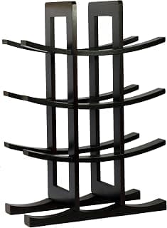 oceanstar 12-Bottle Dark Espresso Bamboo Wine Rack, WR1132