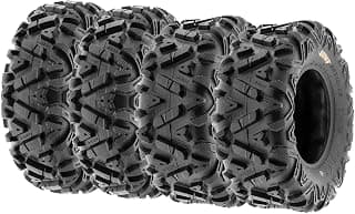 Set of 4 SunF Power.I ATV UTV all-terrain Tire 27x9x14 and 27x11x14, 6PR, 4PCS, Tubeless A033