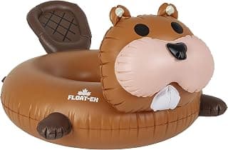 Float-EH Beaver Pool Float for Adults - Beach Floats are Thick, Durable, and Vinyl Designed - Floaties Designed in Canada for Canadians