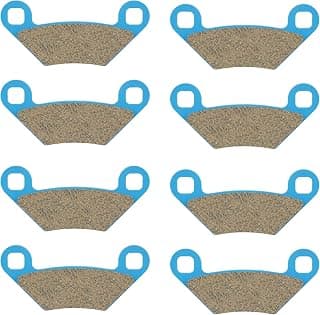 Front & Rear Ceramic Brake Pads Set for 2009-2022 Polaris Sportsman 850, 2015-2021 1000 X, 4 sets Front and Rear Brake Pads