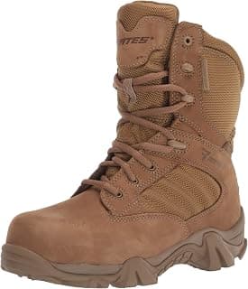 mens Gx-8 Waterproof Composite Toe Side Zip Military and Tactical Boot