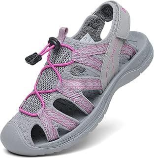 Women's Sport Sandals Close Toe Mesh Hiking Outdoor Athletic Casual Walking Sandals Water Shoes