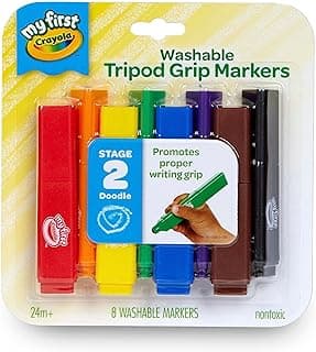 Crayola Washable Tripod Grip Markers, Crayola Washable Tripod Grip Markers