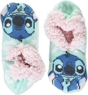 Women's Lilo & Stitch Teddy Fur Slipper Socks