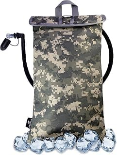 Protective Cooler Bag for 2L or 3L Hydration Water Bladder Pack > Keeps Water Cool & Protects Bladders > Thermally Insulated, Water Resistant > Ideal As a Backpack Cooler - Bladder is NOT Included