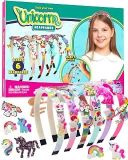 Purple Ladybug Make Your Own Unicorn Headband for Girls Craft Kits - Fun Arts and Crafts for Girls Age 10-12 - Unique Birthday Girls Gifts 6-8 Years Old, 10 Year Old Girl Gift Ideas & Teen Girl Stuff
