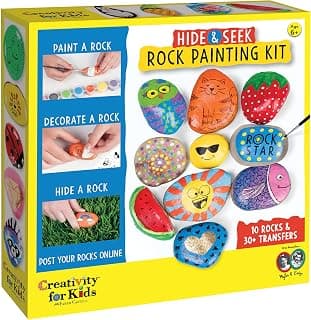 Creativity For Kids Hide and Seek Rock Painting Kit