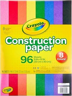 Crayola 96 Ct Construction Paper, Assorted Colors
