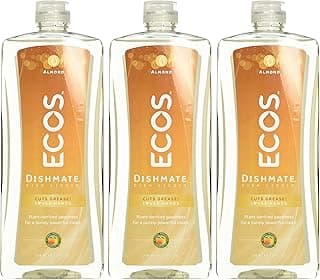 Products Dishmate, Dishwashing Liquid, Natural Almond, 25 Ounce (Pack of 3)
