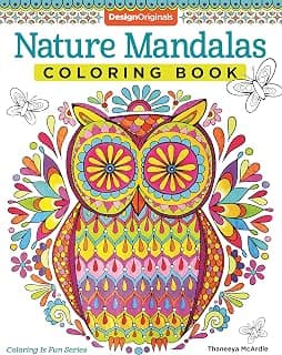 Nature Mandalas Coloring Book