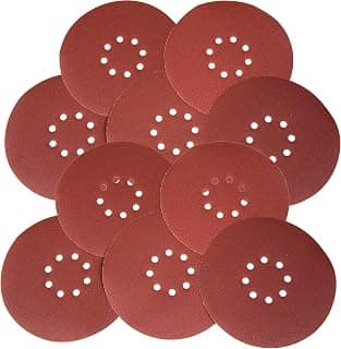 WEN 6369SP240 Drywall Sander 240-Grit Hook & Loop 9" Sandpaper, 10 Pack