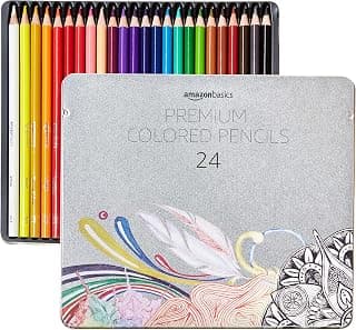 AmazonBasics Colored Pencils - 24-Count Set