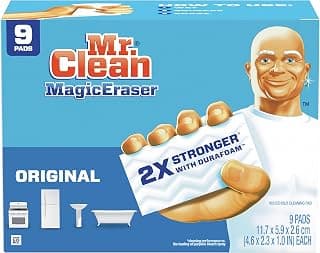 Mr Clean Magic Eraser Original, Cleaning Pads With Durafoam, 9 Count